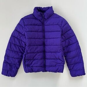 Children's Place Girls Purple Long Sleeve Puffer Jacket Winter Size Large 10/12